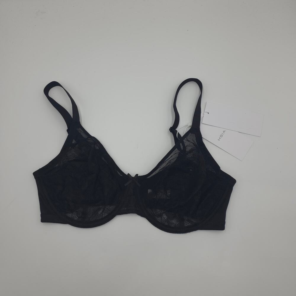 Sheer Black Underwire Lace Bra - Women Intimates & Sleepwear